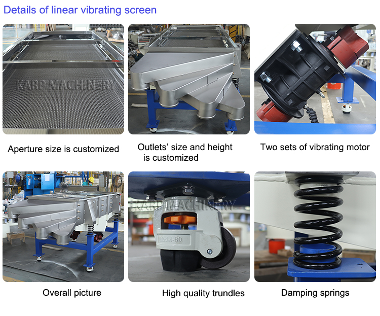 linear vibrating screen