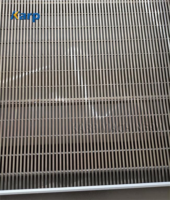 trapezoidal bar screen