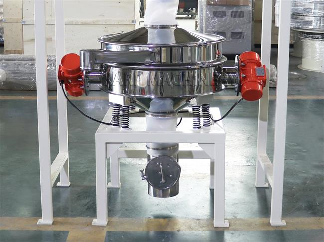 KPZP series in-line discharge vibrating sieve