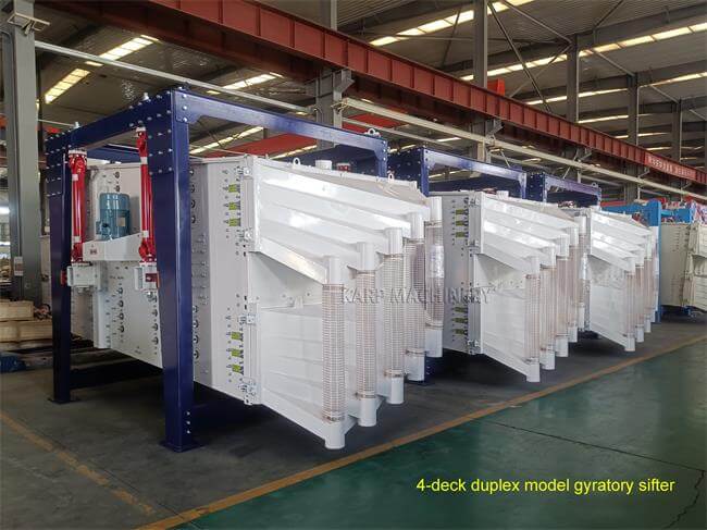 4-deck duplex model gyratory sifter