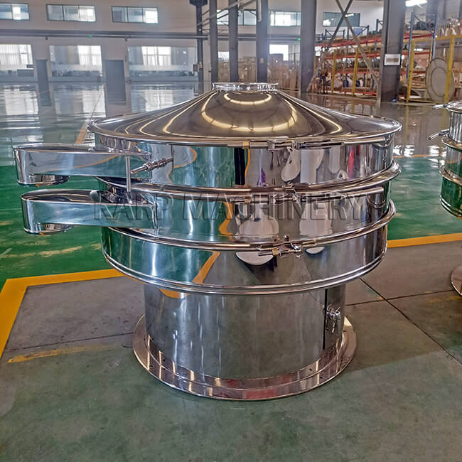 Round vibrating screen