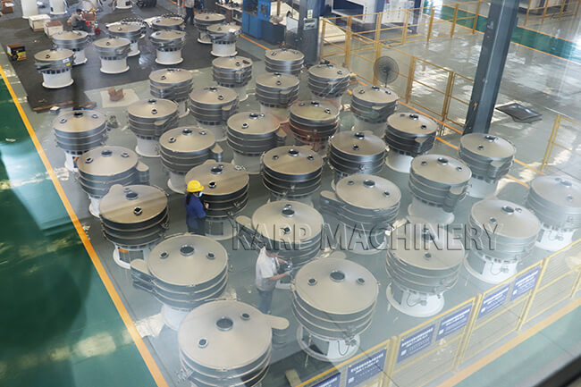 36 sets round vibrating screens