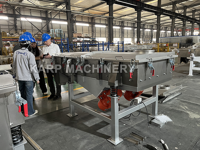 The customer toured our other machines