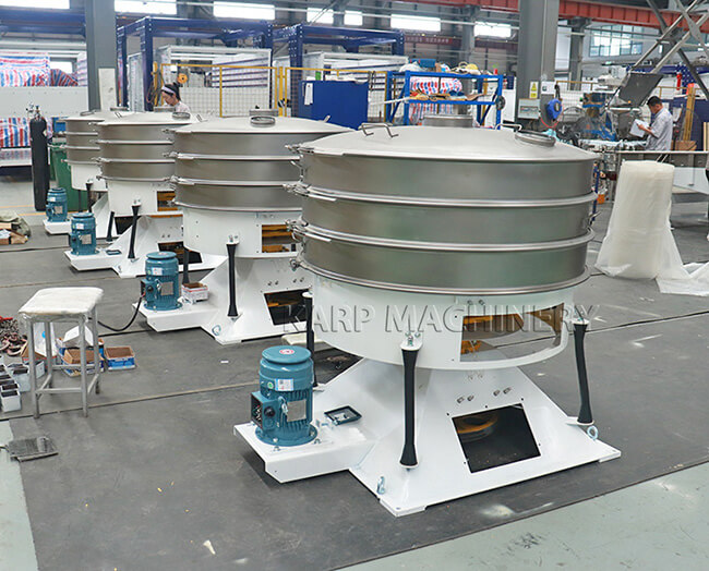 Round swing screen