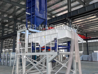 big bag unloading station and vibrating screen