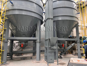 bucket elevator and silos