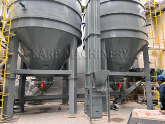 bucket elevator and silos